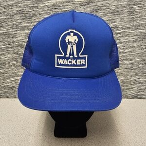 Vintage Wacker Blue Trucker Hat
